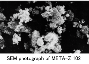 SEM photograph of the META-Z102