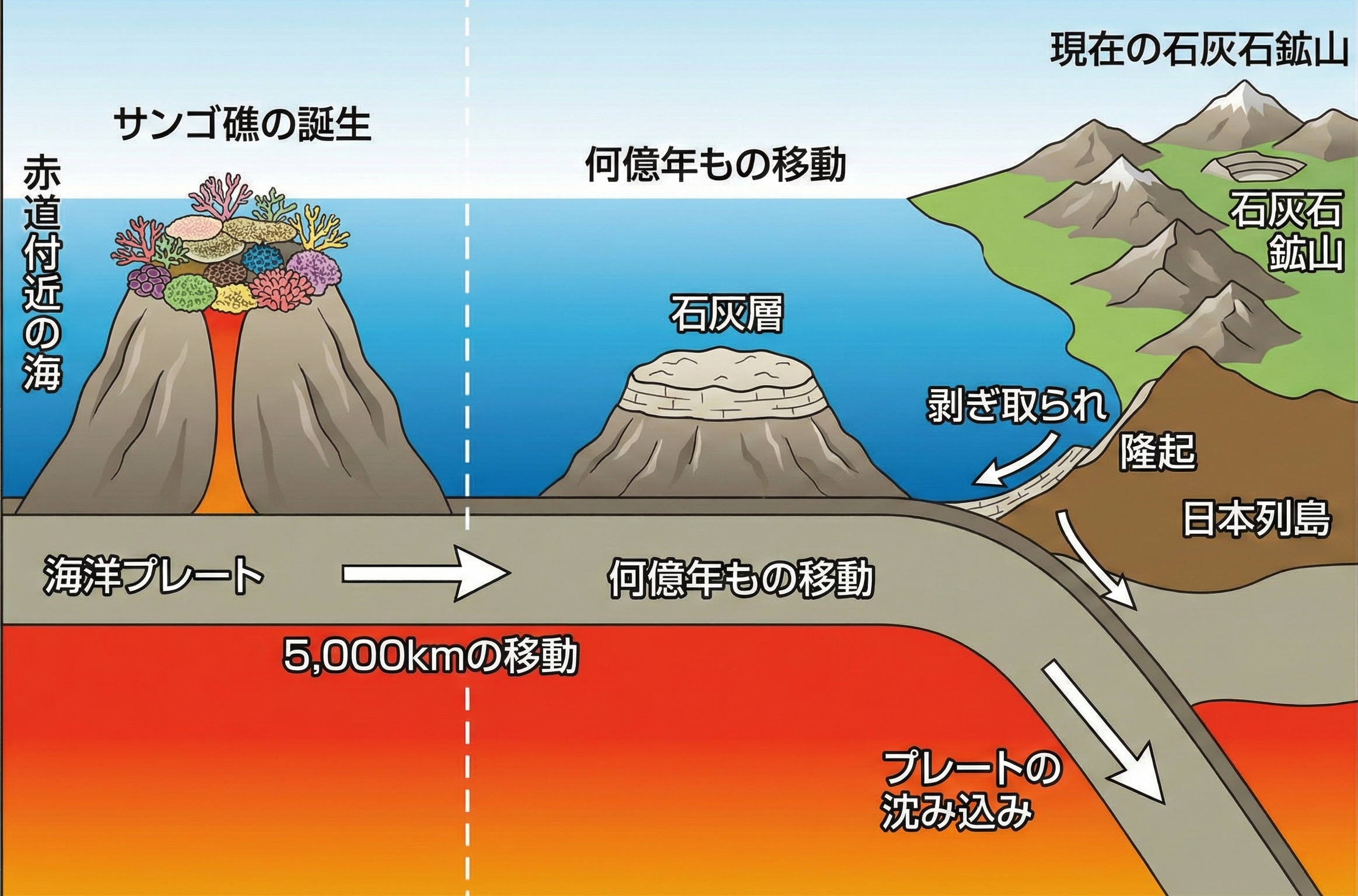 プレート移動の図解